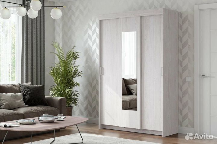 Шкаф Купе новый 1,3 метра.Доставка-бесплатно