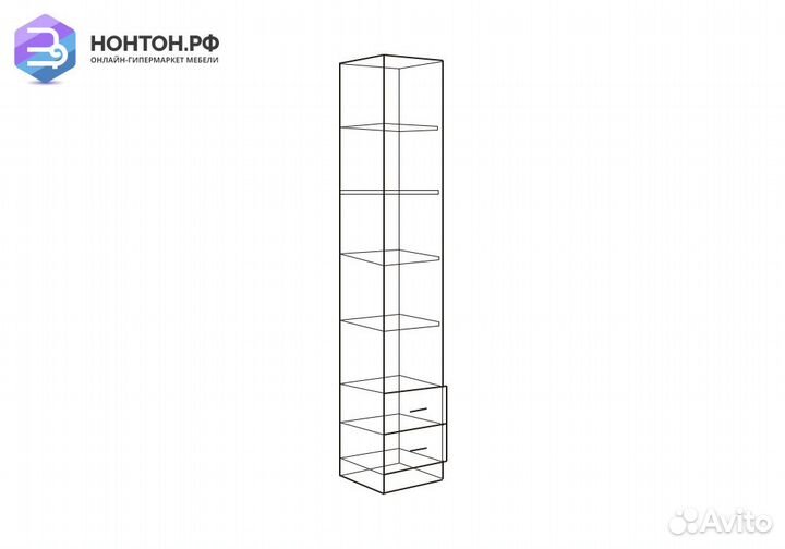 Пенал закрытый Вега fashion-1 белый / розовый