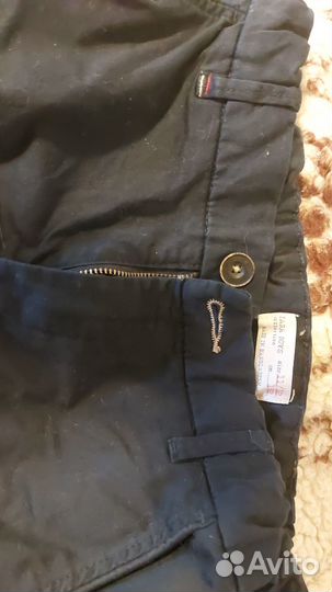 Пиджак темно синий+брюки +льняная белая рубашка