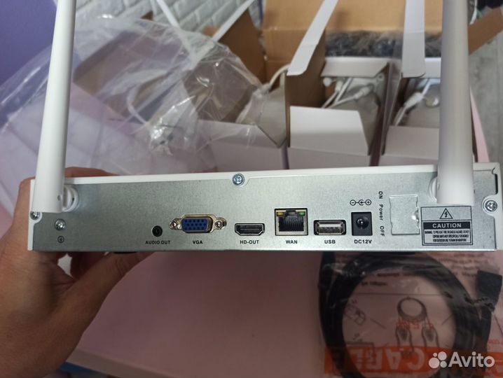 Беспроводная система видеонаблюдения (4 камеры)