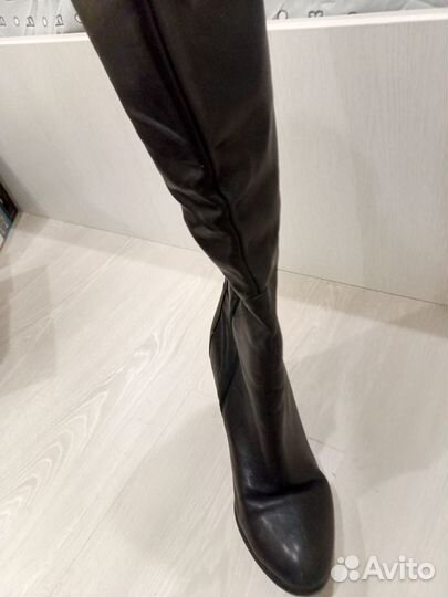 Сапоги женские зимние ботфорты