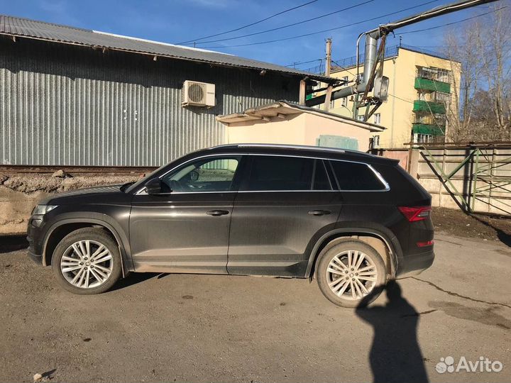 3D коврики eva с бортами на Шкода Кодиак