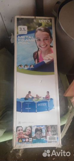 Каркасный бассейн intex бу