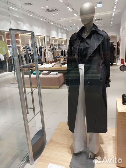 Темно-синий плащ / Пальто весенне-осеннее