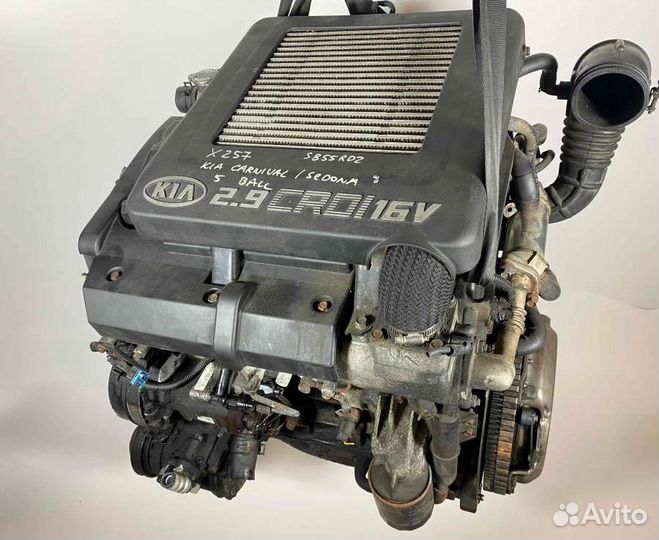 Двигатель в сборе Kia Carnival 2005 J3 2.9 CRDi