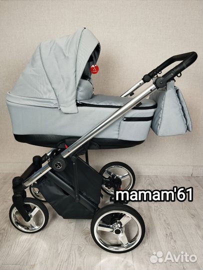 3 в 1 премиум Coletto Fado светло-серый