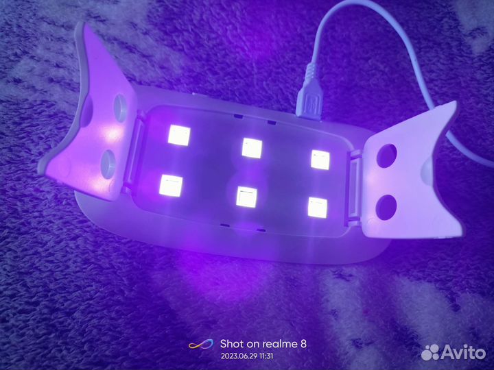 Портативная мини-лампа для ногтей