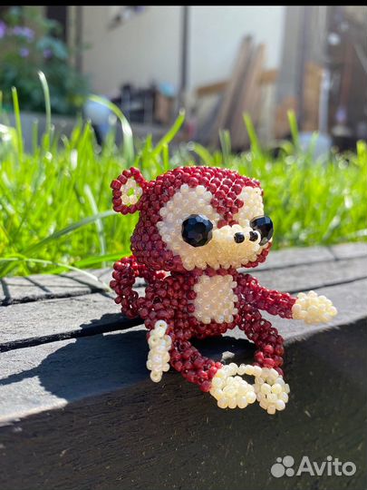 Игрушки амигуруми из бисера