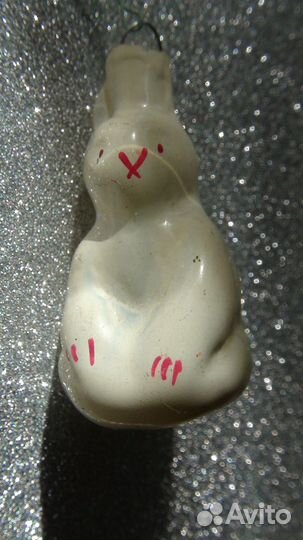 Старинные стеклянные ёлочные игрушки. Цена за все