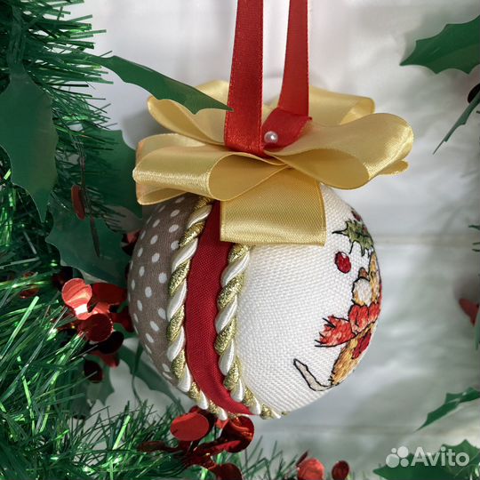 Новогодние шары ручной работы