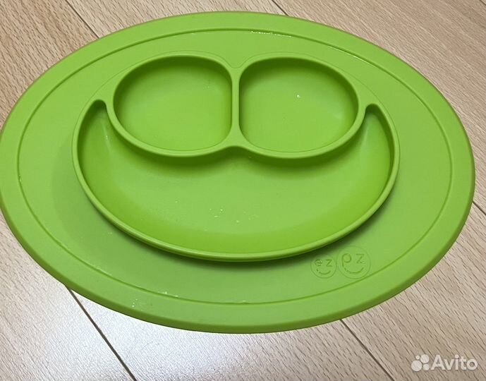 Тарелка силиконовая детская Ezpz