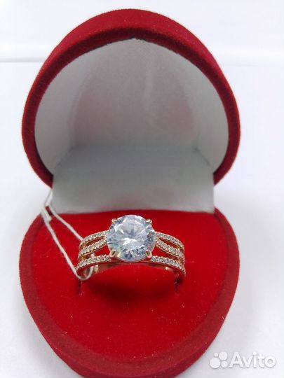 Кольцо серебряное 925 5.37 (Арт.100577)оса