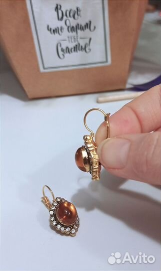 Бусина шарм, серьги, подвеска