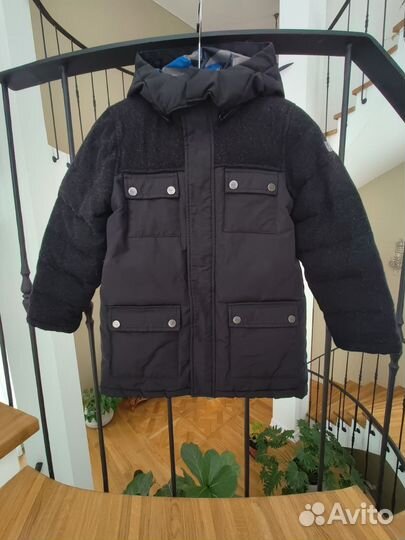 Пуховик armani junior на мальчика (оригинал) 130см