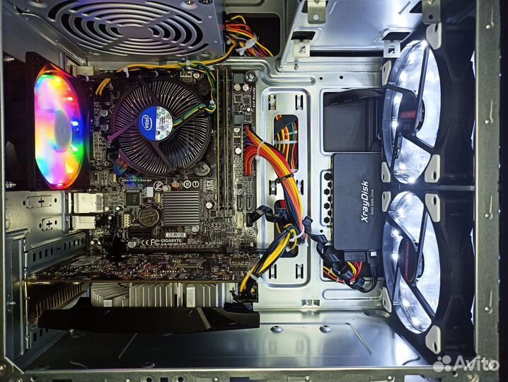 Игр пк E3-1225v3(Core i5-4570) GTX1060-3Gb 16Gb