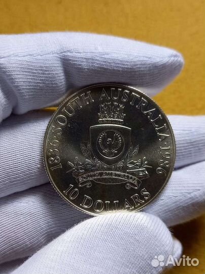 Серебряная монета 10 долларов Австралия
