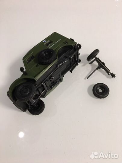 Модель автомобиля газ-69 «Ветеринарная помощь»