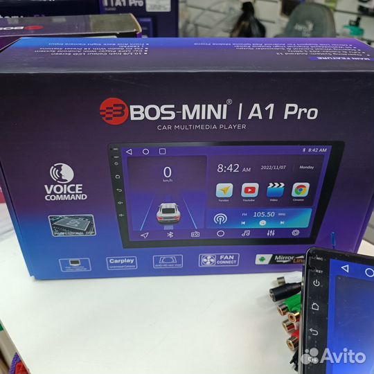 Автомагнитола Android Bos-Mini A1 Pro 4/64 9-дюймо