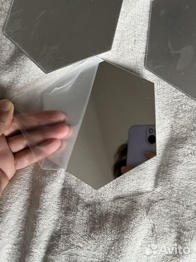 Пластиковые зеркальные пластины shein