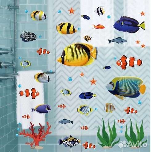 Интерьерные наклейки в ассортименте