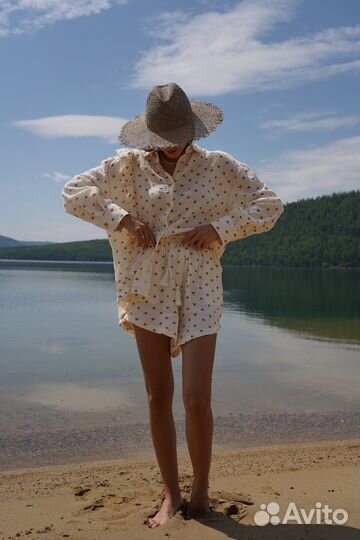 Шляпа из рафии