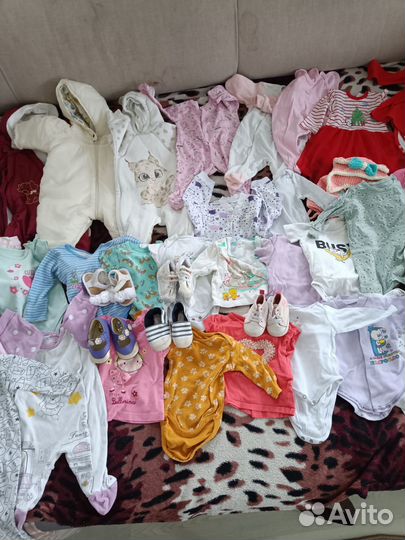 Детские вещи на новорожденную 56, 62, 68, 74 разм