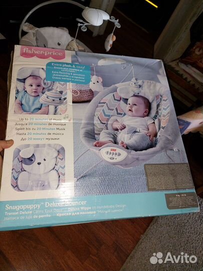 Шезлонг, кресло-качалка fisher price