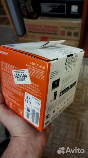 Экшн камера sony hdr as300