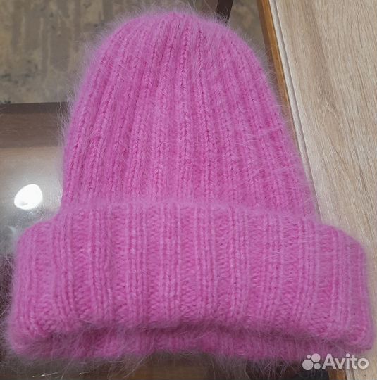 Шапка женская вязаная ручная работа