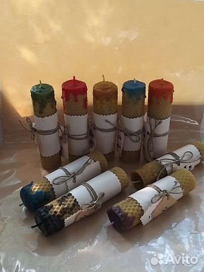 Программные свечи из натуральной вощины