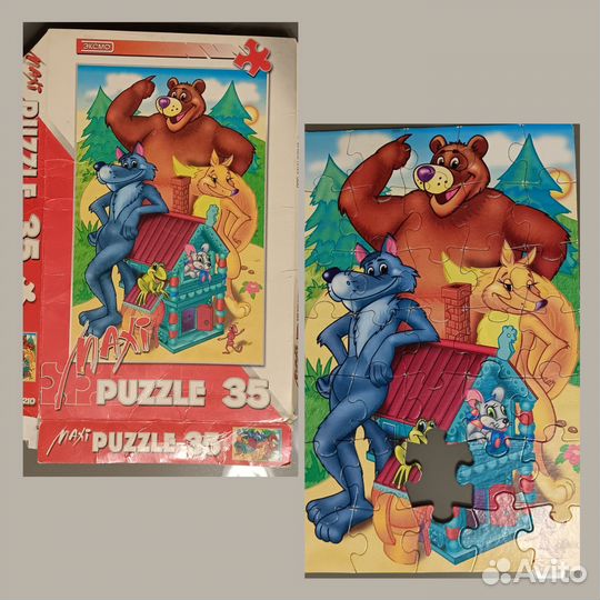 Детские пазлы пакетом