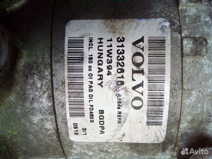 Компрессор кондиционера volvo s60