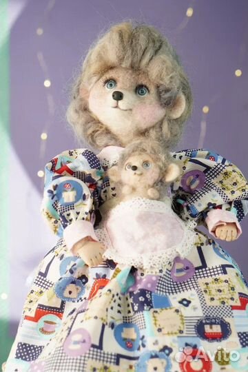 Мягкая игрушка еж и ежонок подарок маме