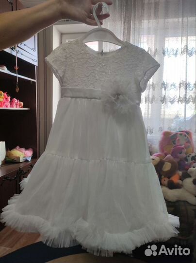 Нарядное платье для девочки 98