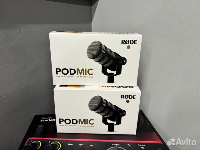 Rode PodMic Динамический микрофон объявление продам