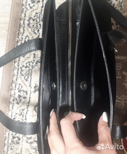 Сумка натуральная кожа,замша