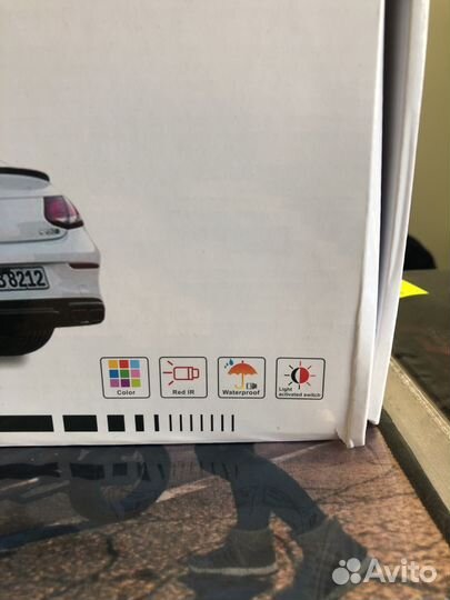 Рамка для номера с камерой