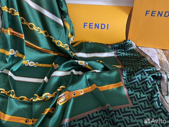 Платок из шелка Fendi
