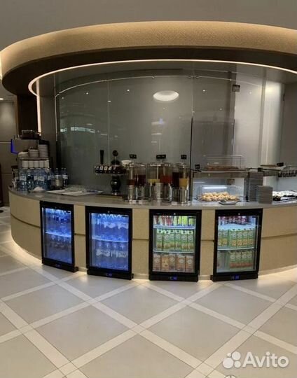 Проход в бизнес зал аэропорта Пулково LED