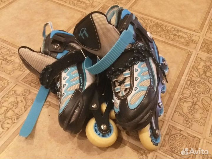 Роликовые коньки детские раздвижные