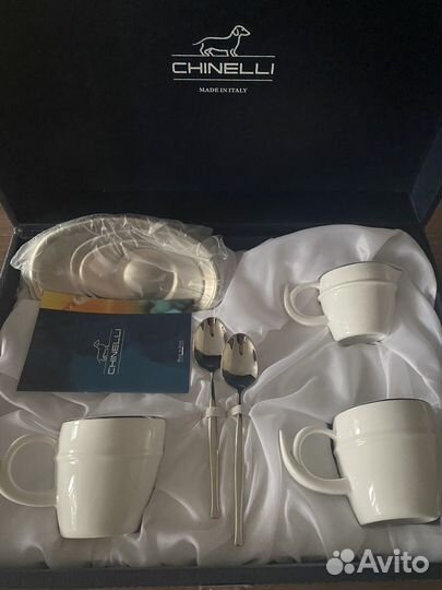 Кофейный набор,сервиз, Chinelli,новый