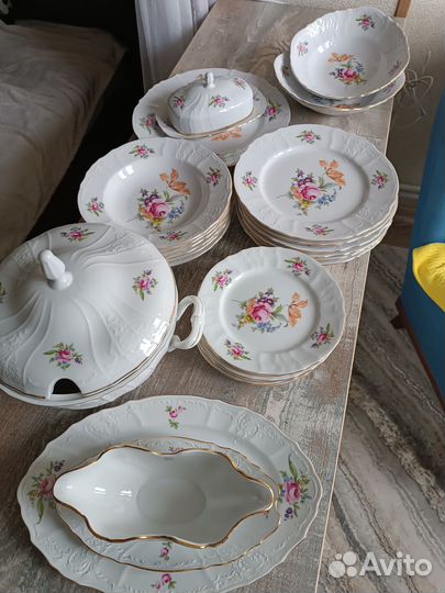 Столовый сервиз производство Чехия 26 предметов