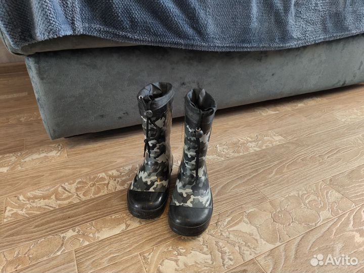 Резиновые сапоги для мальчика 29