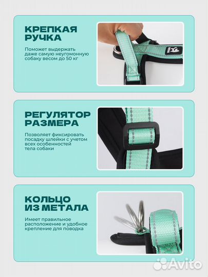 Шлейка для собак анатомическая