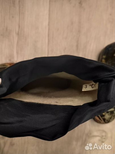 Сапоги резиновые утепленные 30