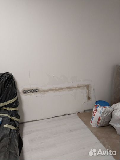 Электрик перенос розеток штробление