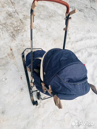 Детские санки коляска бу