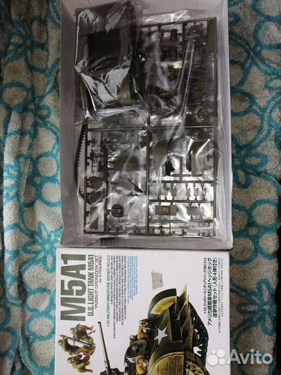 Сборная модель Tamiya 35313 US Light Tank M5A1