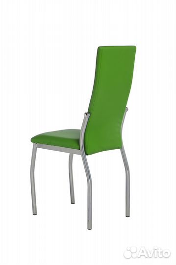 Стул пекин хром/экокожа Линкольн 214 зеленый