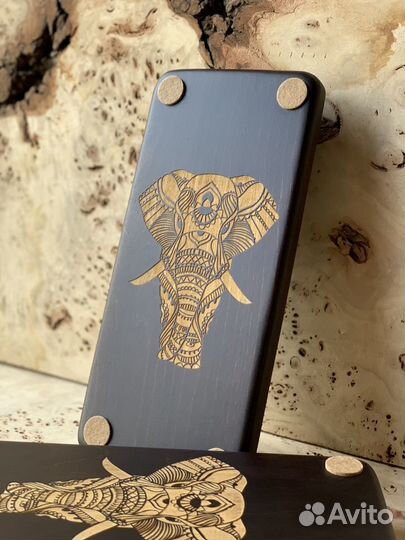 Доски с гвоздями и рисунком «Слон»